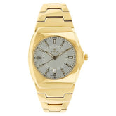Titan Men's Regalia Watch Analog White Dial With Gold Stainless Steel Band, 90021YM03
